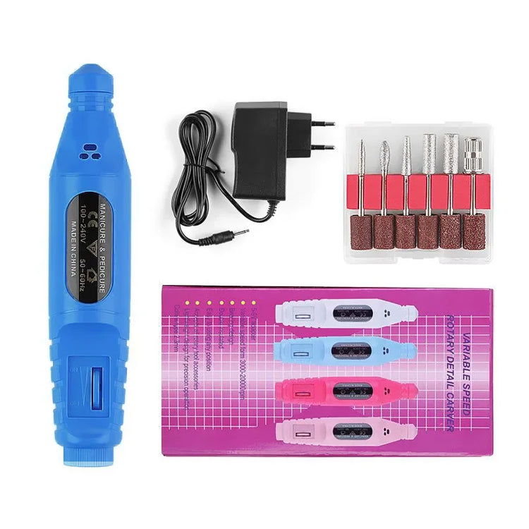 Pen‑Form Manicure Pedicure Grinding Machine Compact Electric Nail Polisher Drill For Daily Nail Grooming And Diy Hand‑Made Nail Creation
