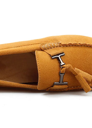 Mocassini da uomo primavera estate scarpe Casual in pelle scamosciata Slip-ons da uomo Luxury Brand Mocassin Man Plus Size 50 51 52 53 per piede grande