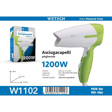 Professional Hair Dryer Collection, Foldable & Compact Household Hair Blow Dryer Series, Multi‑Power 1600‑2200W Ionic Hairdryer for Home Salon Daily Hair Styling