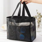Nuova borsa a tracolla in rete Borse da spiaggia trasparenti di grande capacità Borsa multifunzionale cava da donna