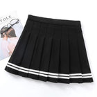 Moda stile preppy gonne a pieghe donna 2025 primavera estate nuova linea A abito corto dolce ragazza vita alta gonna petchwork strada