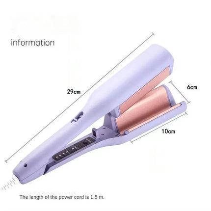 Foldable Lcd Display Hair Styling Professional Wave Hair Curling Ceramic Irons 3 Barrel Electric Hair Curler