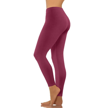 High Waist Women Leggings Women Leggings Seamless Fitness High Elastic Fashion Hip Liftting Slim Gym Trainning Pants PlatiNum