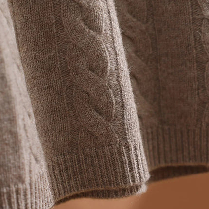 Women's Wool Mini Skirt A-line Twist Flower Elastic Waist Skirt Above Knee Umbrella Dress 100% Merino Wool Knitted Autumn Winter PlatiNum