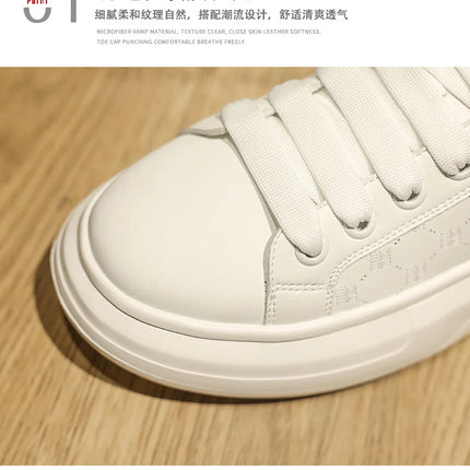 Leather Men Shoes Sneakers Trend Casual Shoe Breathable Leisure Male Sneakers Non-slip Footwear Men Vulcanized Shoes2026