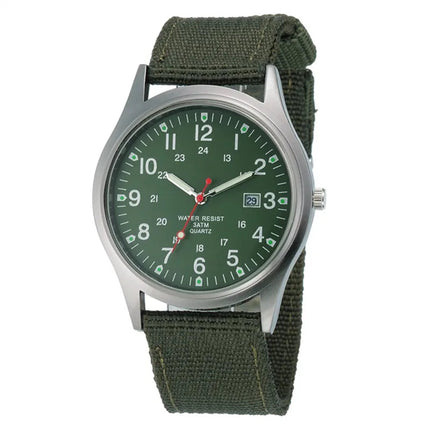 Ragazzi marca orologi economici uomo moda casual cinturino in nylon sport esercito regali data orologio da polso al quarzo fluorescente Relogio Masculino platinumshop