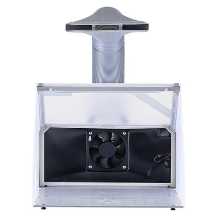 Airbrush Spray Booth, Airbrush Paint Spray Booth Set 4 M³/min, With LED Lights, Exhaust Fan And Exhaust Extension Hose, For Painting Models, Art, Crafts, Model Cakes
