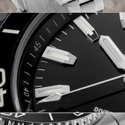 ADDIESDIVE 41MM Watch Men's AD2510 200m Waterproof Outdoor Sports Watch  Luminous Quartz Watch Relogios Masculino 316L Steel