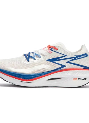 361 Degrees FLAME 3.0 Men Women Running Shoes Carbon Plate Racing Rebound Stable Breathable Wear-resistant Sneakers 672412207 PlatiNum