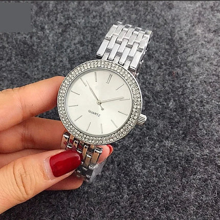 Orologi di Lusso in Cristallo per Donne, Marca di Moda, Orologio al Quarzo con Diamanti per Signore, Orologi da Polso Femminili in Acciaio, Relogio Feminino, Regalo platinumshop