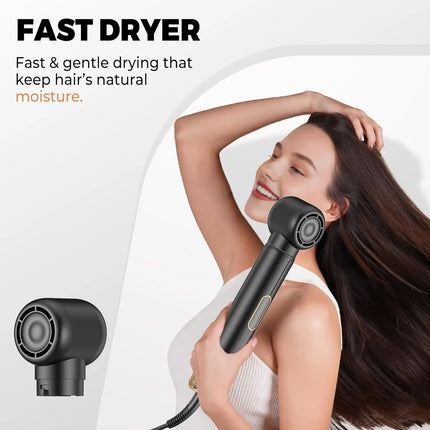 5 in 1 Blow Dryer Brush, Upgrade Hair Dryer Brush Air Curling Wrap Styler, Ionic Round Brush Blow Dryer for Women, Hot Air Brush Hair Styling Tools