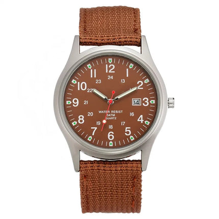 Ragazzi marca orologi economici uomo moda casual cinturino in nylon sport esercito regali data orologio da polso al quarzo fluorescente Relogio Masculino platinumshop