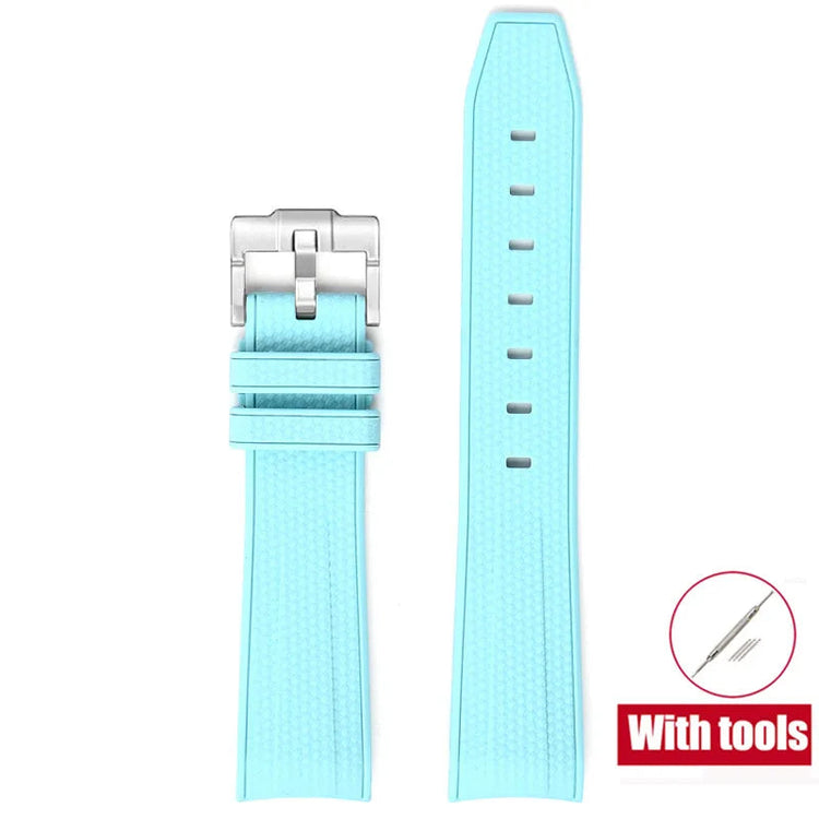 Cinturino in gomma per Swatch X Omega Joint MoonSwatch Cinturino sportivo impermeabile da 20 mm Cinturino con estremità curva in silicone per uomo donna platinumshop