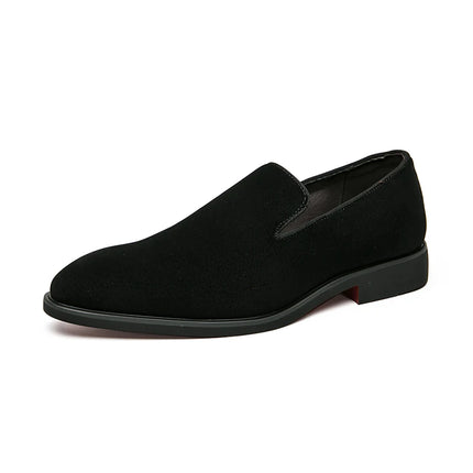 Scarpe primaverili in pelle scamosciata di marca di design italiano di lusso primaverile Scarpe eleganti da ufficio per uomo Mocassini da discoteca marroni da uomo