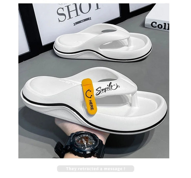 Pantofole da donna per uomo nuovo Infradito Sandali da spiaggia per interni ed esterni Scivoli con fondo super morbido Pantofole da uomo con suola spessa antiscivolo