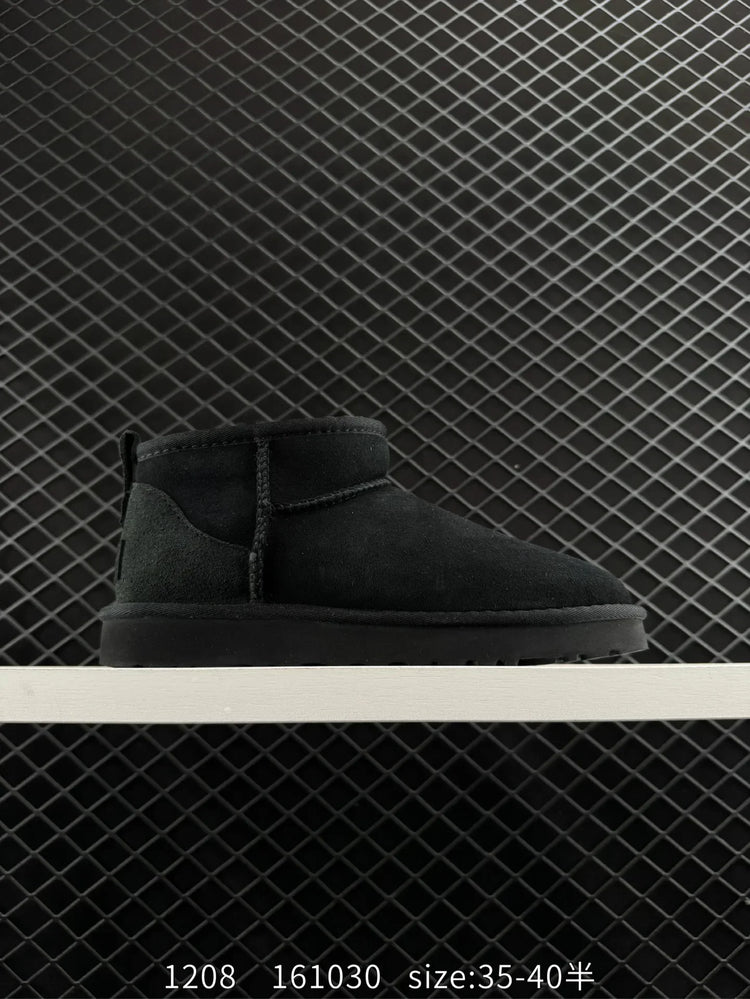 HOT NEW Classic Ultra Mini Platform Boots Leather Suede Wool Comfort Winter Womens Fur Slippers ‮04-53 seziS uggS
