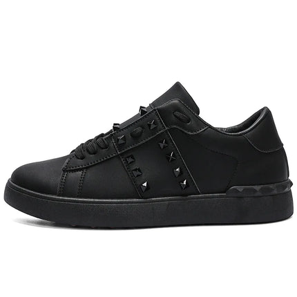 Spring Autumn New Men's White Shoes Trendy Fashion Youth Flat Board Shoes Men's Single Shoes