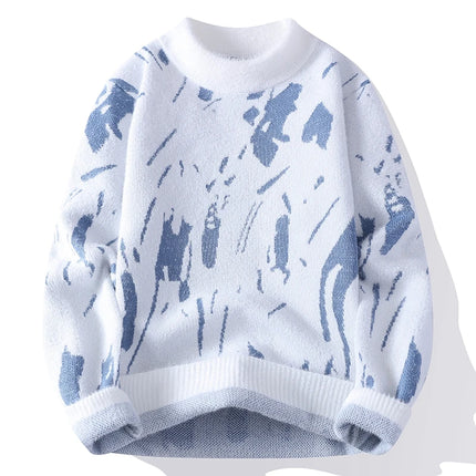 Autumn Winter Sweaters for male men O-neck sweater men Student youth sweaters  Men's Casual Knitwear Pullover Top