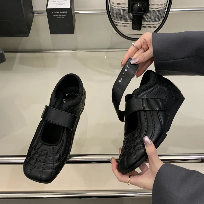 Low Heels Silver Shoes Women Pointed Toe Lace Up Sports Style High Heels Comfort Ladies Pumps Black Spring 2025 Shoes