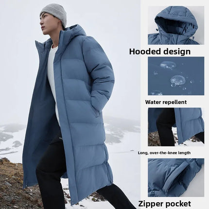 KELME Men's Thermal Down Jacket Outdoor Running Windproof Fleece-Lined Thickened Training Jacket пуховик женский