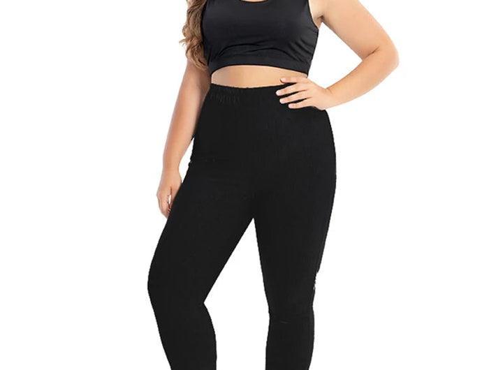 Solid Candy Color Leggings For Women 7XL 6XL 5XL Modal Cotton Large Size Ankle Legins Pants Grey Black White Pink Red Purple PlatiNum