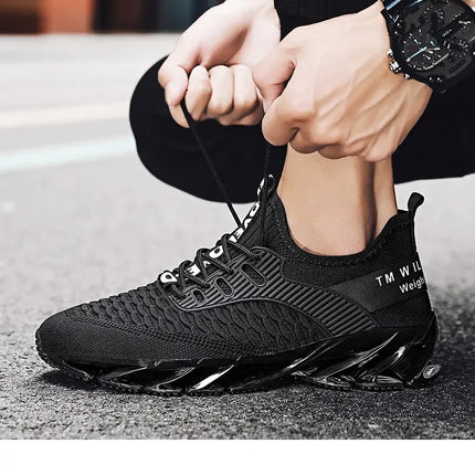 Scarpe da uomo Moda Mesh Traspirante Scarpe da ginnastica di alta qualità Piattaforma Suola morbida Tendenza casual Scarpe da corsa versatili Tenis Masculino