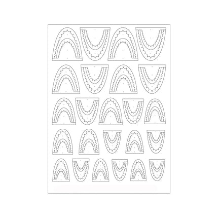 1pcs Hollow Lace Simple Fashion French Nail Stickers Self-Adhesive Slider Nail Art Decals Decoration DIY Nail Art Accessories