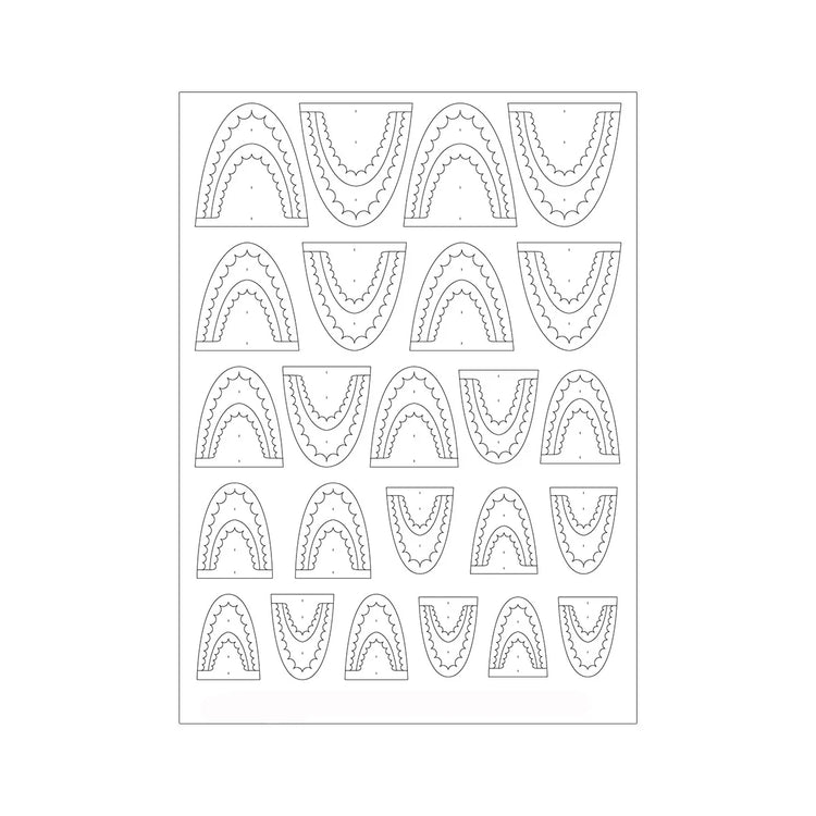 1pcs Hollow Lace Simple Fashion French Nail Stickers Self-Adhesive Slider Nail Art Decals Decoration DIY Nail Art Accessories