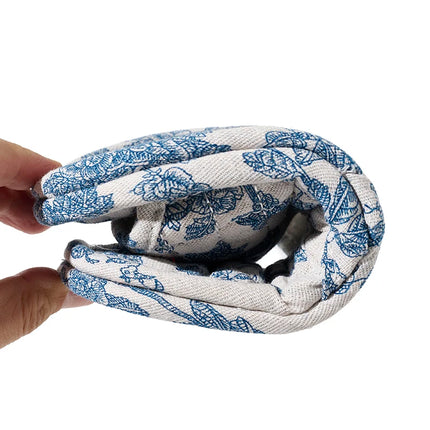 New Home Slippers Soft Cotton Floral Floor Shoes Fashion Lightweight Non-slip Indoor Slippers Couple Slippers for Bedroom