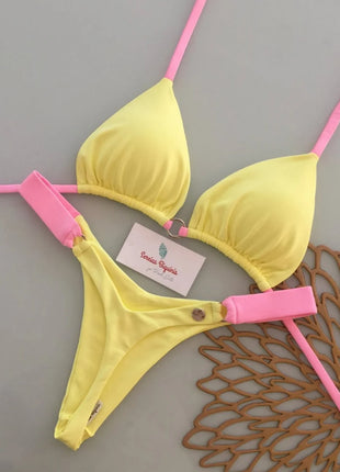 Micro Bikini 2026 Push Up Donna Costumi da Bagno Sexy Brasiliani Set Bikini Perizoma Stampa Biquini Abbigliamento Mare Estivo