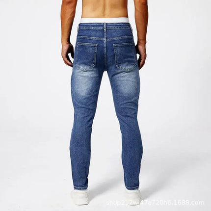 2025 New Motopants leisure motorcycle jeans riding trousers off-road motocross riding pants zipper design Multiple pockets PlatiNum