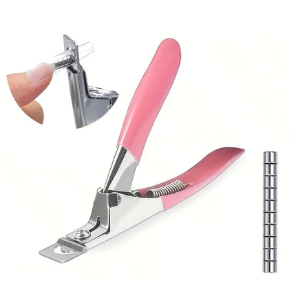 Acrylic Nail Clippers with 15Pcs Magnets Nail Clippers Cutters for Long Acrylic Gel Nails Tips Adjustable Stainless2028 2028