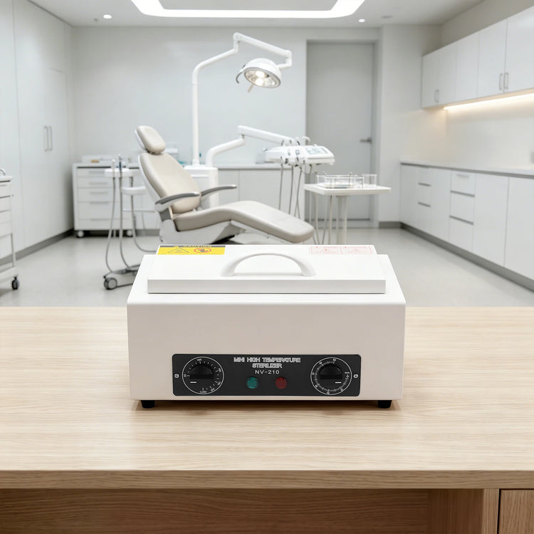 Metal Cleaning Machine High Temperature Sterilizer 300W 2L 122-428℉ Timer Dry Heat Stainless Steel for Nail Salon Clinic Lab Can Be Used In Clinics Hair Stores Nail Salons Beauty Salons Laboratories Etc