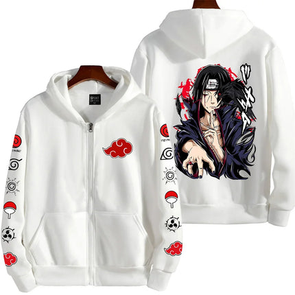 Uchiha Itachi Naruto Nikkan 2026 New Fashionable Harajuku Men's Trendy Casual Sweatshirt Men's Couple Style Coat