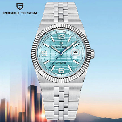 PAGANI DESIGN Orologio automatico di lusso con quadrante rombo 3D per uomo Orologio da polso meccanico da lavoro AR Orologio in cristallo di zaffiro 2025 Nuovo