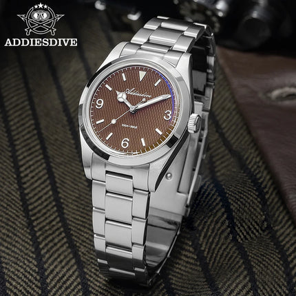 ADDIESDIVE 2025 NEW Watch For Men 316L Stainless Steel 10Bar Diving Luminous AD2096 Luxury Gift Quartz Wristwatch Reloj Hombre