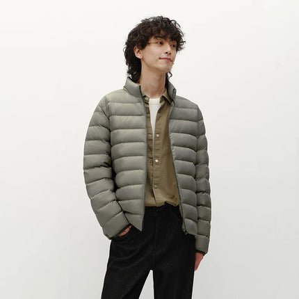 Semir Men Down Jacket Lightweight Build 90 Percent Down Fill Stand Collar 2026 Winter Warm Insulation Cold Weather