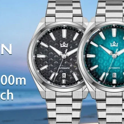 AddiesKIN Men Automatic Watch BGW9 Luminous 20Bar Waterproof Sapphire Glass 316L Stainless Steel K014 Mechanical Watch ST2130
