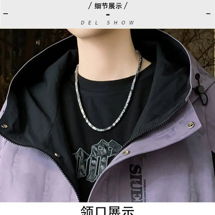 Fashion 2026 Spring Autumn Men's Casual Hooded Jackets Streetwear Windproof Coats Youth Outdoor Plus Size 4XL Hoody Top Clothing
