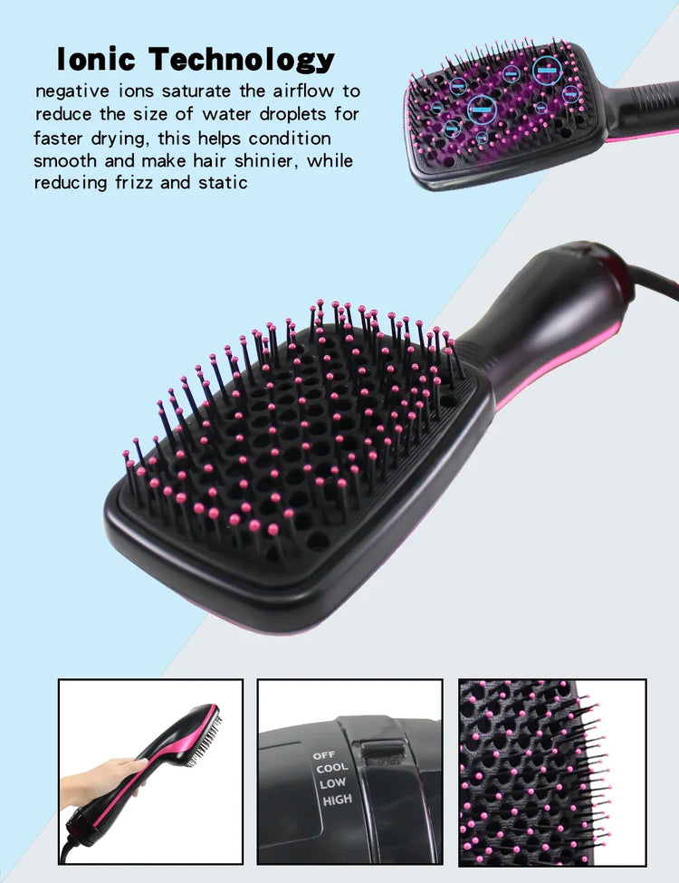 Great Deal, One-Step Comb, Negative Ion Hair Dryer, Curling Brush, Wet and Dry Straight Curler, Hot Air Comb