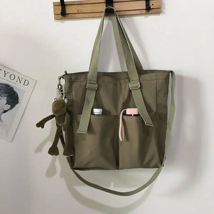 Waterproof Oxford Large Capacity Women Handbag Shoulder Bag Female Crossbody Bags for Women Casual Tote Bag PlatiNum