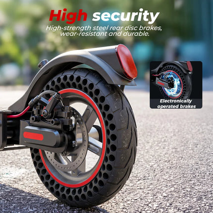 IScooter i9Max 10in Scooter elettrico Max Motor 500W Scooter a doppio assorbimento degli urti per Scooter per pneumatici a nido d'ape per adulti 35 KM/H 10Ah