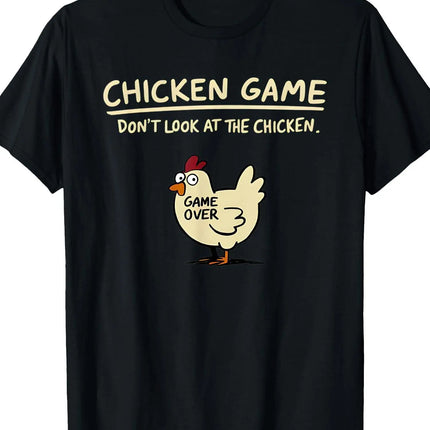 T-shirt Don't Look Chicken Fun | relaxed and comfortable, suitable for all four seasons, short-sleeved