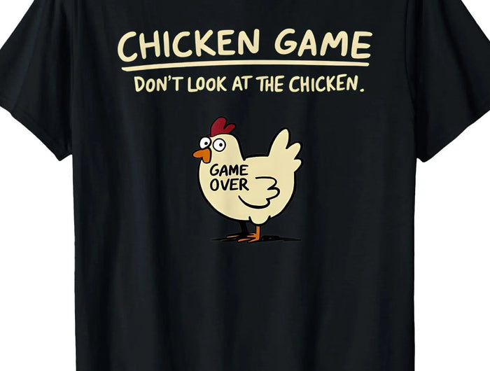 T-shirt Don't Look Chicken Fun | relaxed and comfortable, suitable for all four seasons, short-sleeved