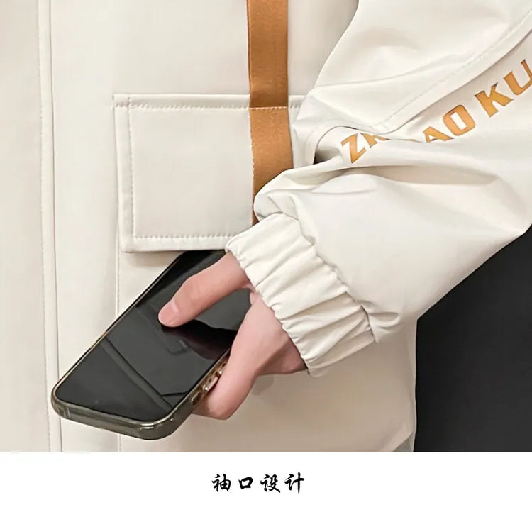 High Quality Men's Casual Hooded Jackets 2026 Spring Autumn Outdoor Coat Youth Streetwear Plus Size M-4XL Top Windproof Clothing