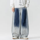 Jeans Pantaloni casual stile americano da uomo Pantaloni lanterna da uomo larghi alla moda Streetwear Pantaloni hip-hop da uomo in denim oversize a gamba larga