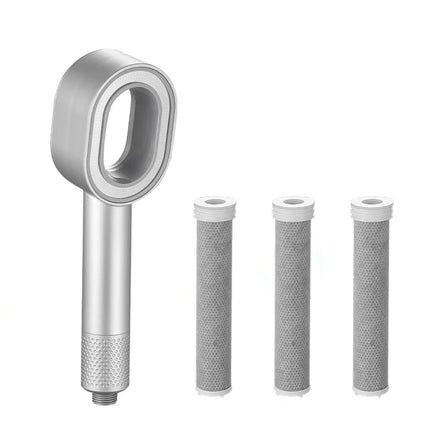 Filtro di lusso per soffione doccia Filtro in fibra di carbonio ad alto rendimento Filtro per acqua doccia per rimuovere fluoruro di cloro e acqua dura