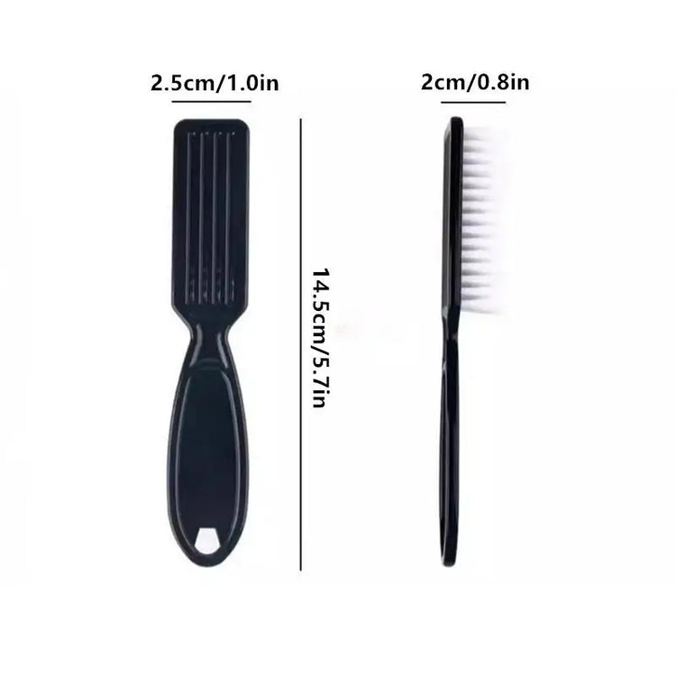 Cleaning Nail Brushes Transparent Long Handle Soft Remove Dust Nail Brushes Multifunctional Five Color Manicure Pedicure Tools