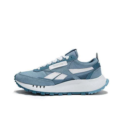 Reebok Cl Legacy W+ Textile, Synthetic Leather, Split Cow Leather Low top Casual Shoes Unisex Blue 100222158