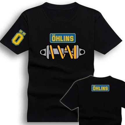 Desktop_Amazing Tees Men's Ohlins Shock Suspension Car Motorcycle Sport Racing T Shirt Summer Casual Oversized Men's Short Sleeve